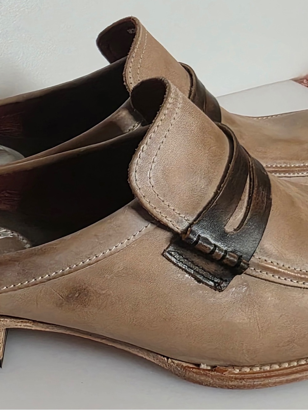 Freebird by Steven Tan Loafers with Black Strap Detail - Picture 2 of 5